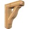 Ekena Millwork Funston Craftsman Rough Sawn Bracket w/ Offset Brace, Western Red Cedar, 8"W x 30"D x 34"H BKT0806X30X34FST04RWR - alternate 1